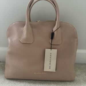 Burberry Tan Leather Satchel